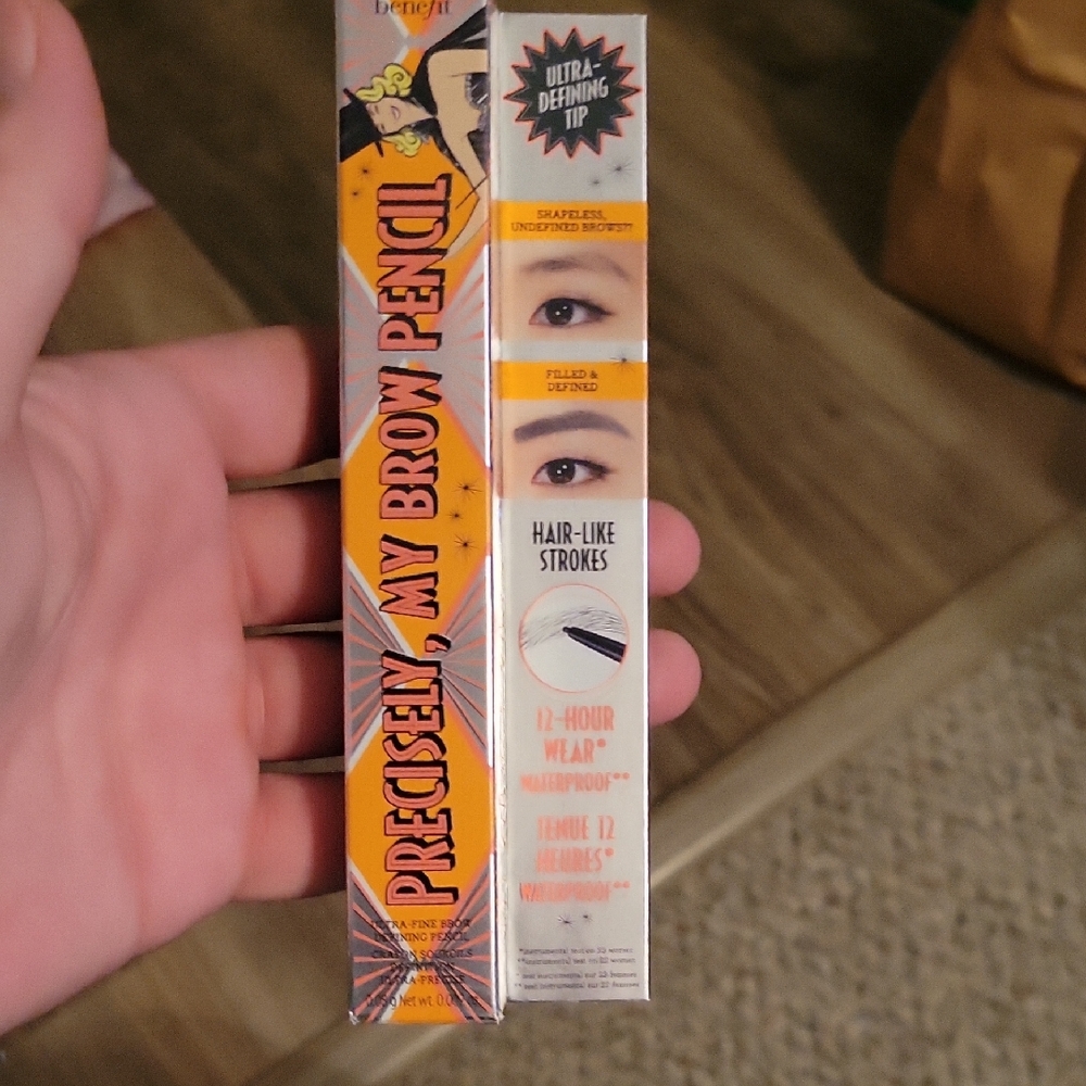 Benefit Precision Brow Pencil in Orange and Black (COOL GREY)